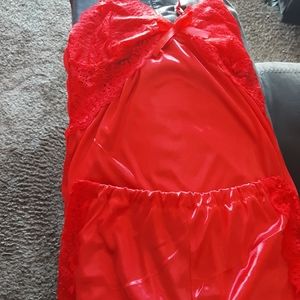 Red lingerie